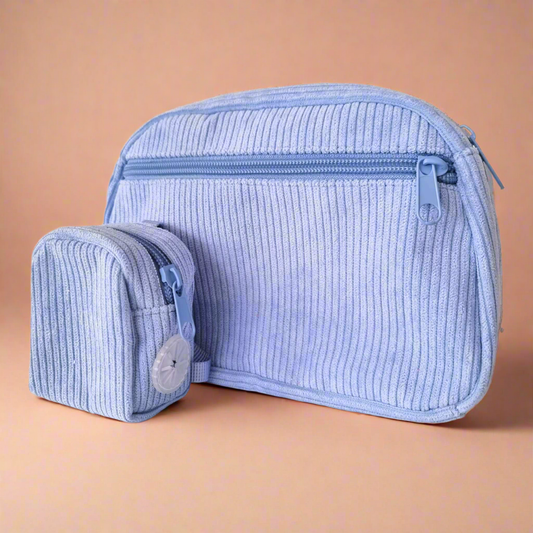 Blue dog walk training bag