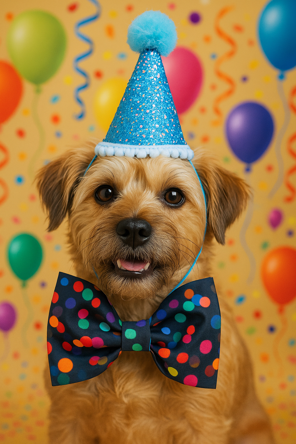 Blue Pet Party Hat - Dog Birthday Celebration Accessory