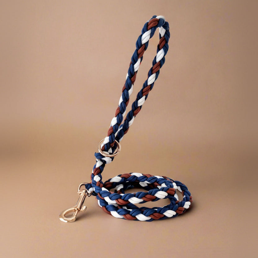Luxury rope dog leash 
