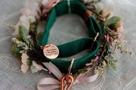 Wedding dog tag