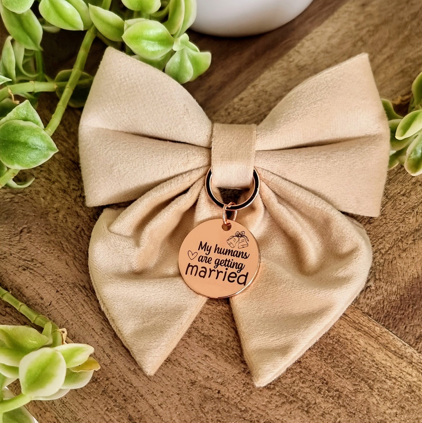 Wedding dog tag