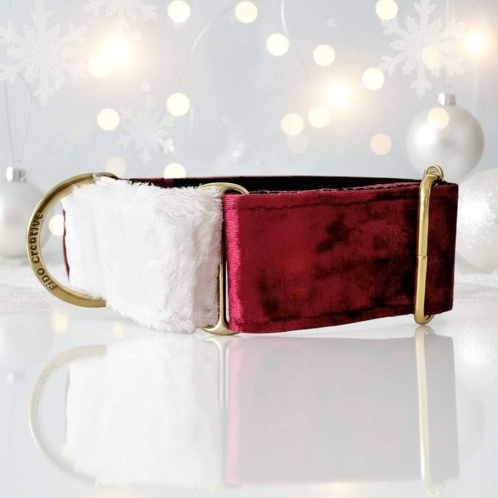 Santa dog collar